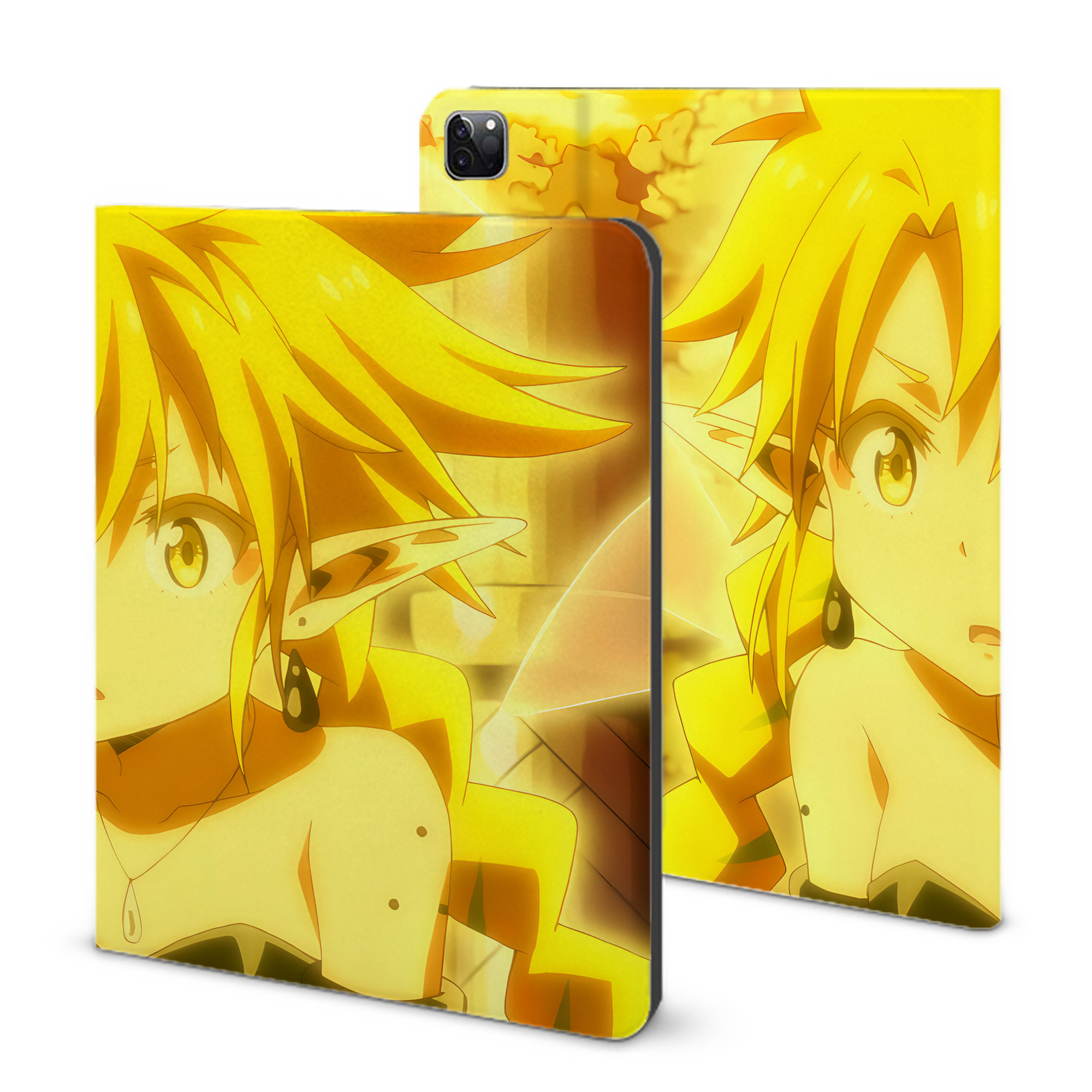 （画像用） 転スラ Regarding Reincarnated to Slime IPad ケース ブック型 PUレザー TPU 耐衝撃 軽量 薄型 ペン収納なし 全面保護 IPad 各モデル対応